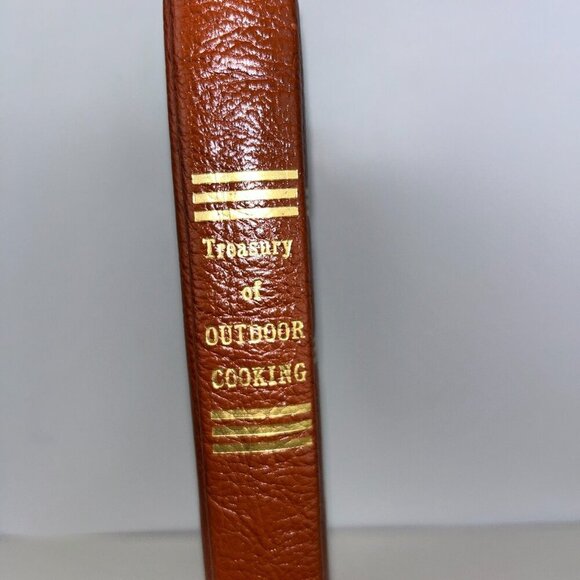 SIGNED James Beard's Treasury of Outdoor Cooking (1960) Leather Binding Beard - Picture 3 of 13